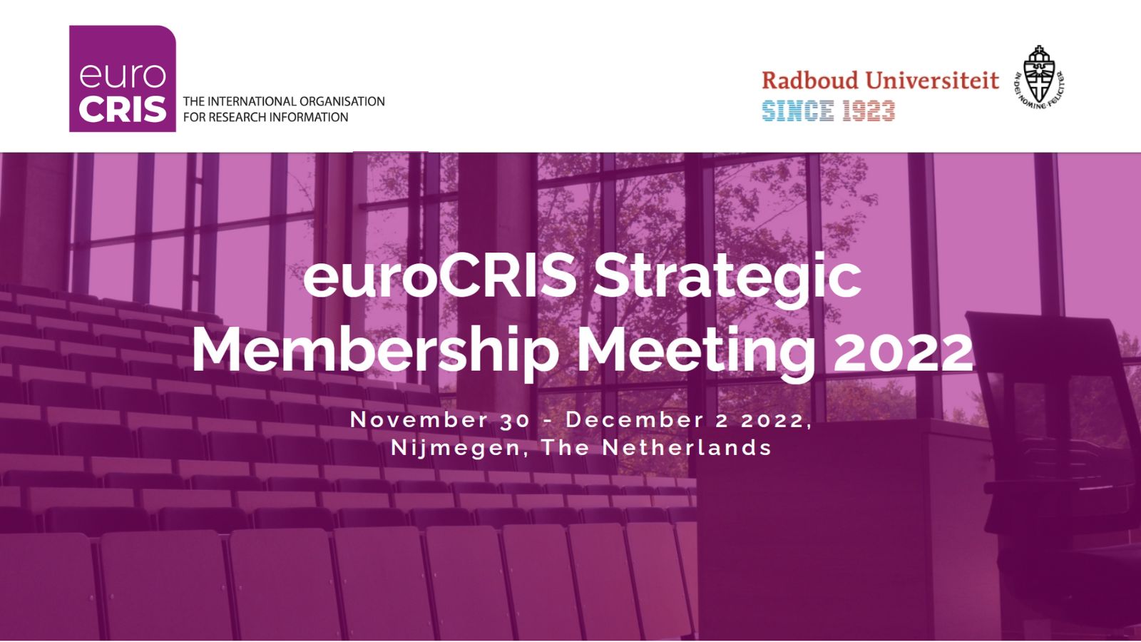 euroCRIS Strategic Membership Meeting 2022