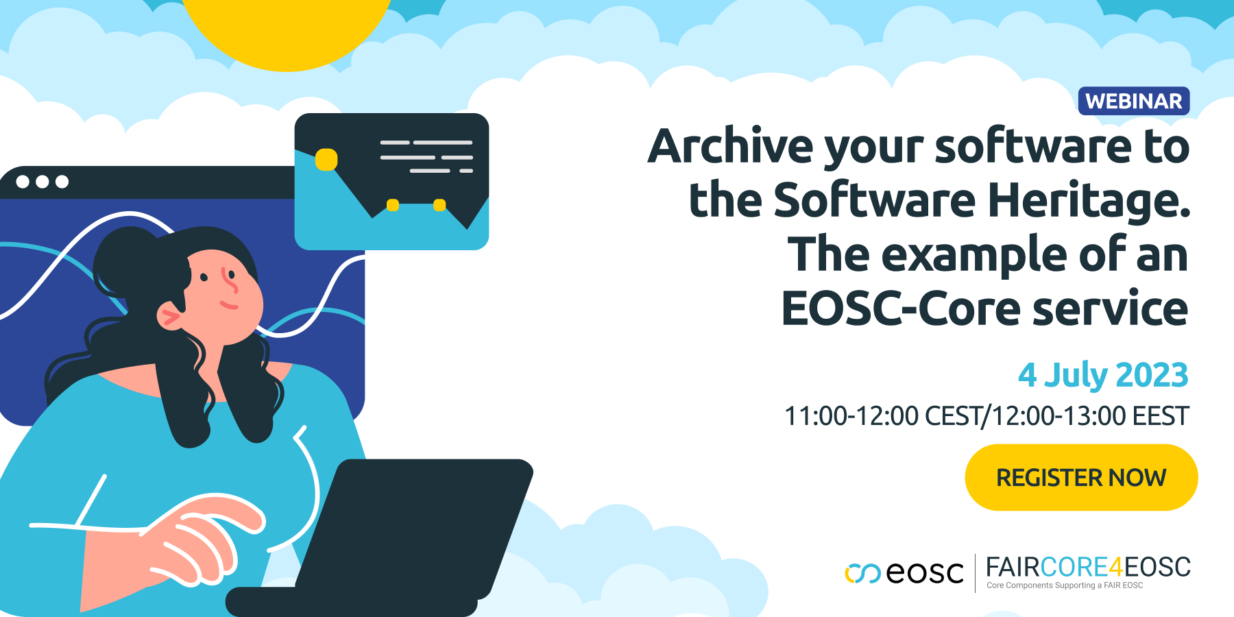 Webinar: Archive your software to the Software Heritage. The example of an EOSC-Core service