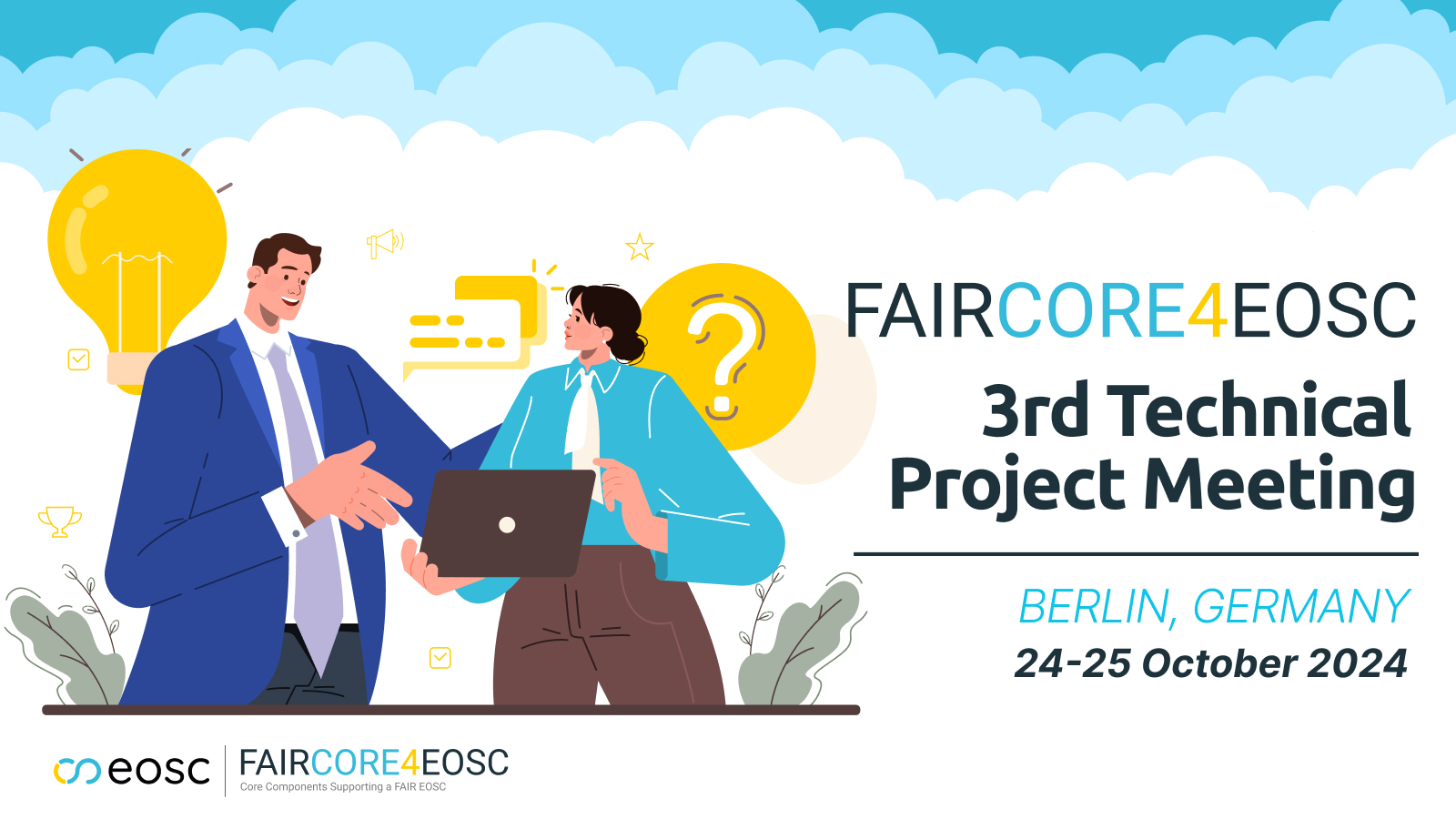 FAIRCORE4EOSC Technical Project Meeting in Berlin